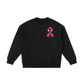 Oversized Kids True Cowgirl Breast Cancer Awareness Crewneck