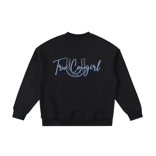 Oversized Kids True Cowgirl Crewneck