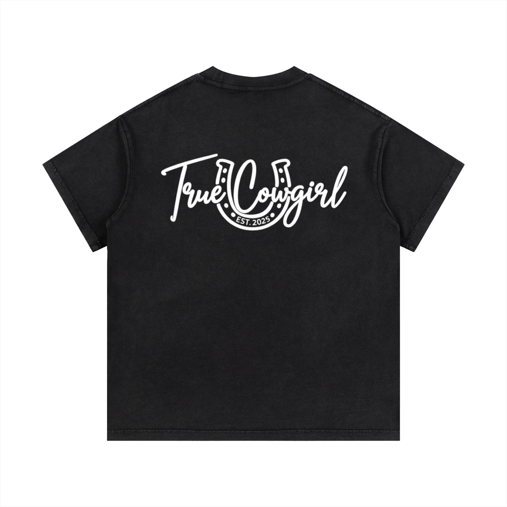 TRUE COWGIRL Vintage Washed Tee
